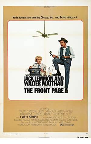 The Front Page Poster Image