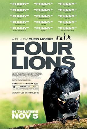 Four Lions Poster Image