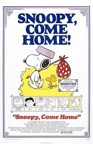 Snoopy Come Home Poster Image