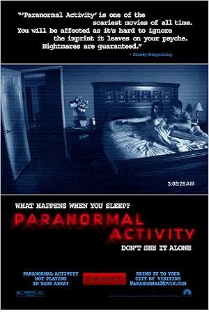 Paranormal Activity Poster Image